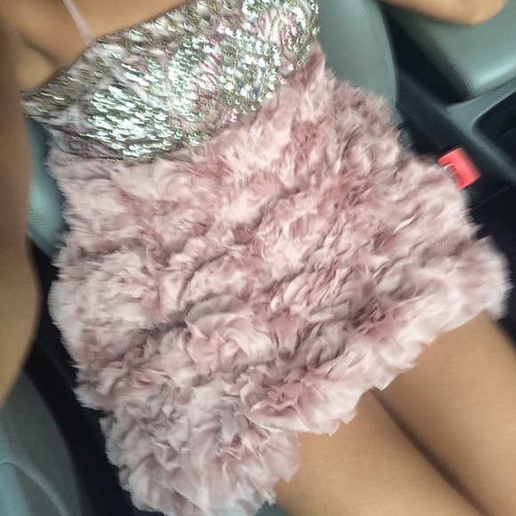 Sue Wong Blush Dress - Picture 1 of 7